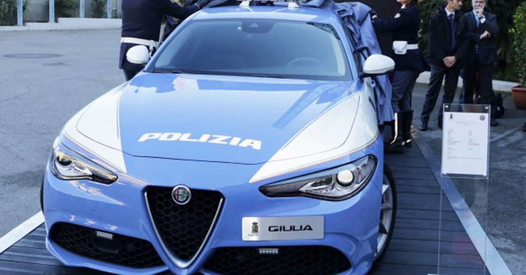 Alfa Romeo Giulia Veloce: ecco il bolide in dotazione alla polizia