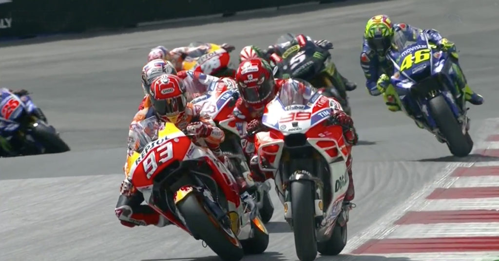 MotoGP, Gran Premio d’Austria: Dovizioso regola Marquez in un memorabile testa a testa