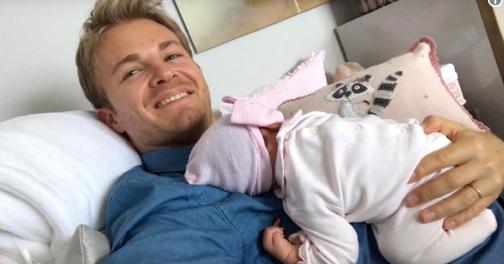 Nico Rosberg è ancora papà: nasce la piccola Naila