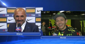 Valentino Rossi scherza con Spalletti: “Sono una buona ala sinistra, se ha bisogno”