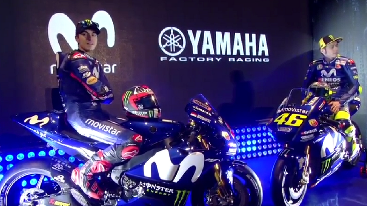 Yamaha: svelate le nuove M1 di Valentino Rossi e Maverick Viñales