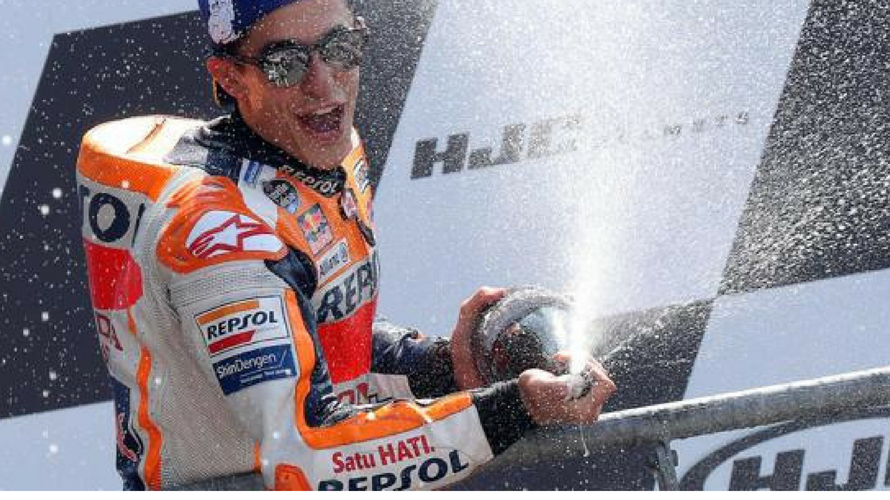 Festa Marquez in Spagna, ma è gelo con Rossi sul podio