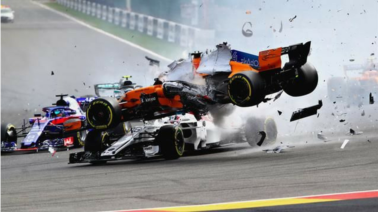 F1, milioni di euro di danni dopo l’incidente al via del Gran Premio di Spa
