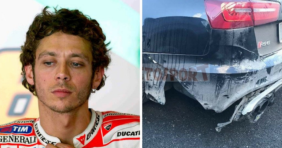 Incidente stradale per Valentino Rossi: tutta colpa della neve