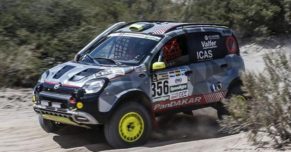 Dakar 2017, la Panda 4×4 è la prima italiana a completarla
