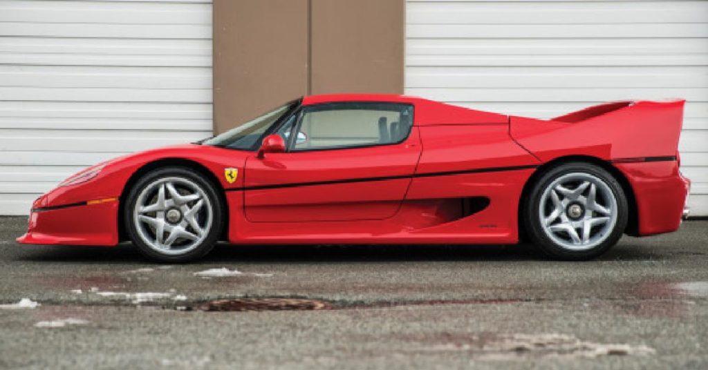 All’asta la Ferrari F50 di Mike Tyson