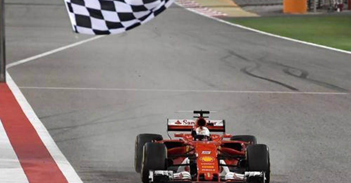 F1, GP Bahrein: ancora trionfo Ferrari, vince Vettel