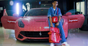 Ferrari customizzata Supreme x Louis Vuitton: lo sfizio di un ricco 15enne