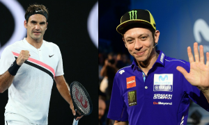 Valentino Rossi: “Roger Federer è il mio idolo, ho sempre tifato per lui”