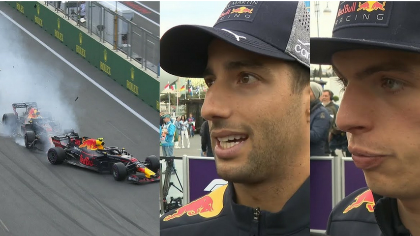 Red Bull, Verstappen: “Il rapporto fra me e Ricciardo non è cambiato dopo Baku”