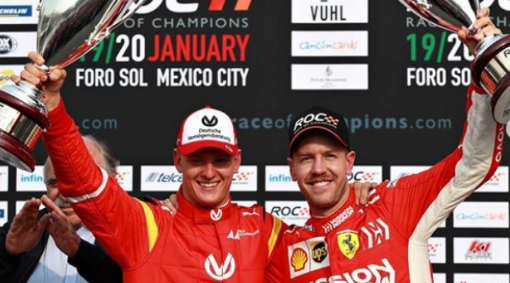Mick Schumacher, che spettacolo alla Race of Champions: batte pure Vettel