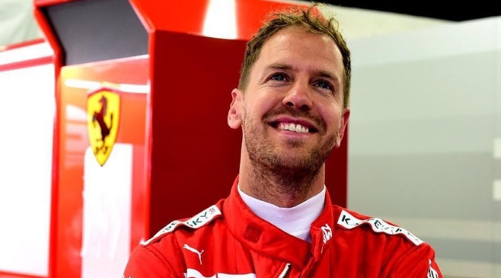 Vettel “battezza” la sua nuova Ferrari: la SF90 si chiama Lina