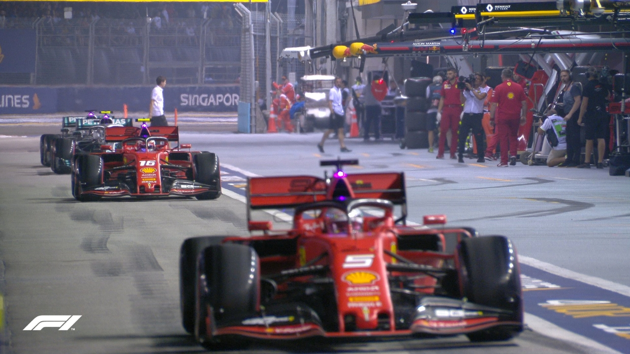 Singapore, qualifiche al bacio per Ferrari: pole di Leclerc, Vettel terzo
