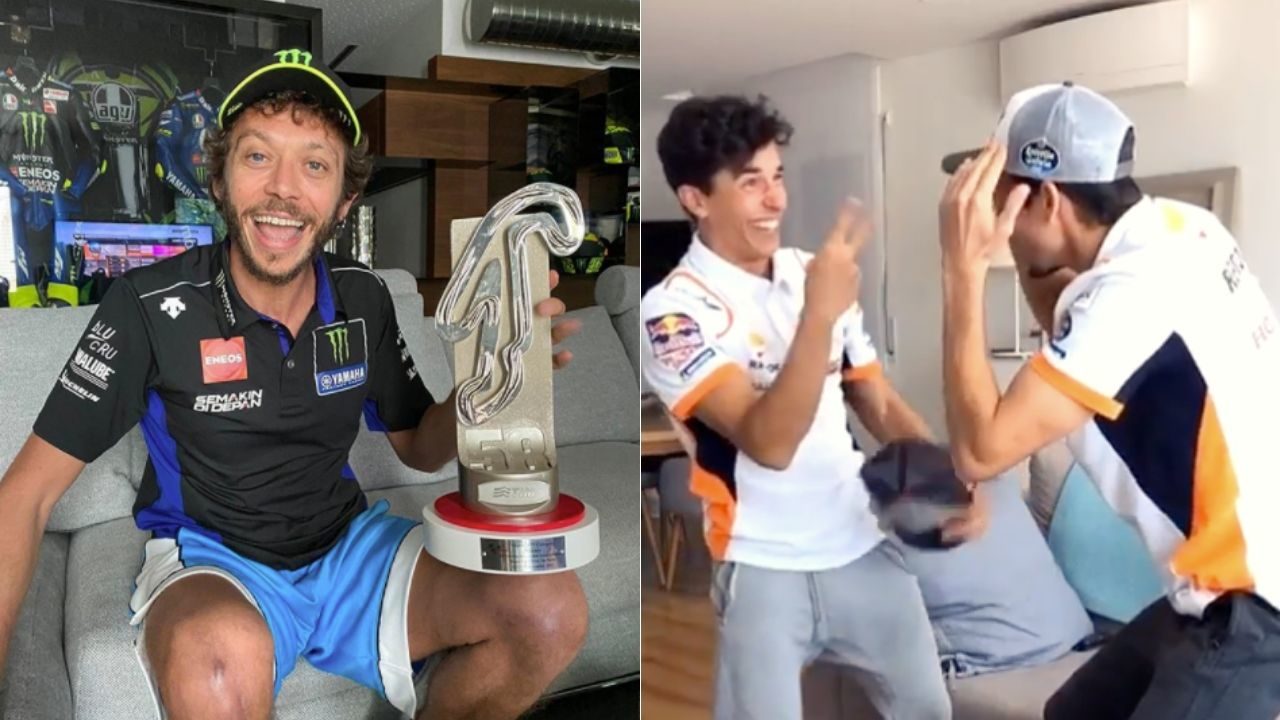 Gp virtuale di Misano: trionfano i fratelli Marquez, Rossi si prende il terzo posto