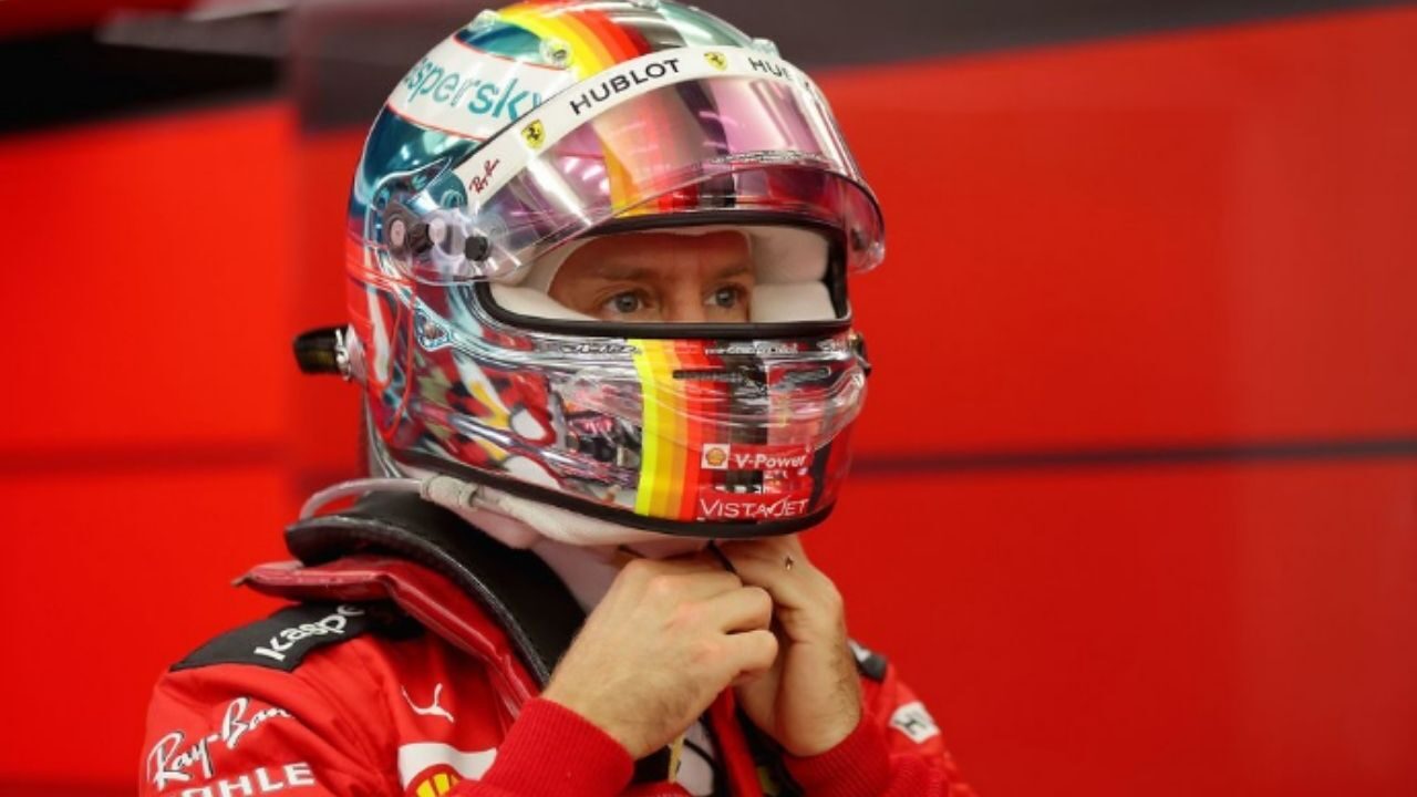 Ultimo Gp di Vettel in Ferrari, il saluto del campione sulle note di ‘Azzurro’