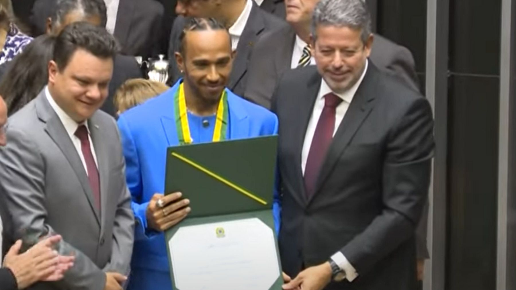 Hamilton è diventato cittadino onorario del Brasile